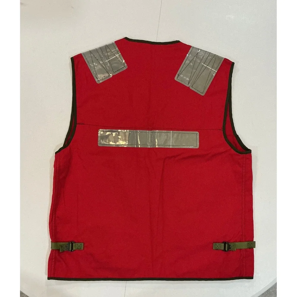 1991 VTG Safegard Corp Life Preserver Vest Mens M Red Collectible Rare